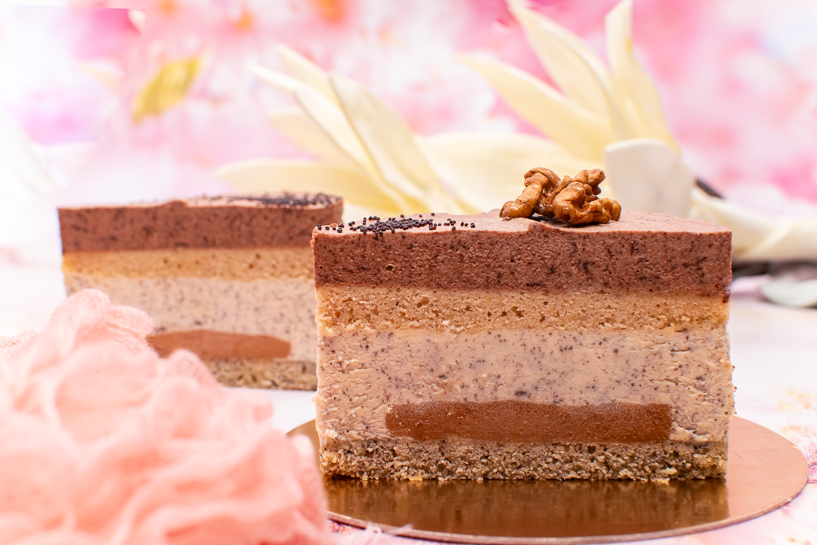 flódni mousse torta 